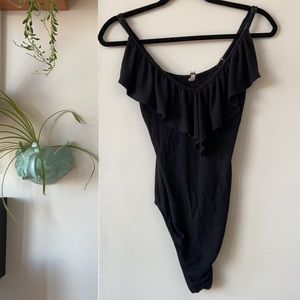 Amuse Society ruffle bodysuit